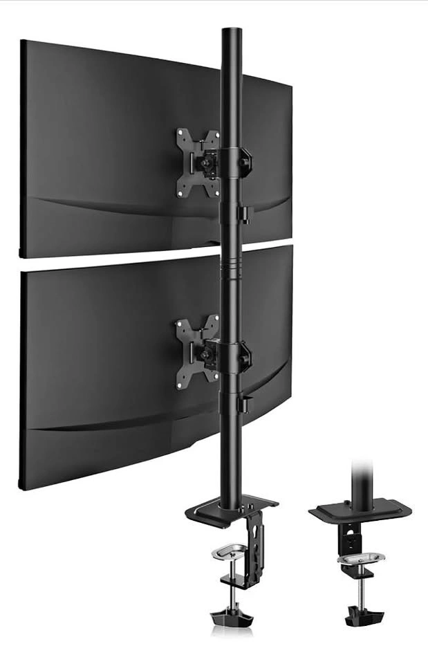 BRAND NEW: Fully Adjustable Dual Monitor Desk Mount