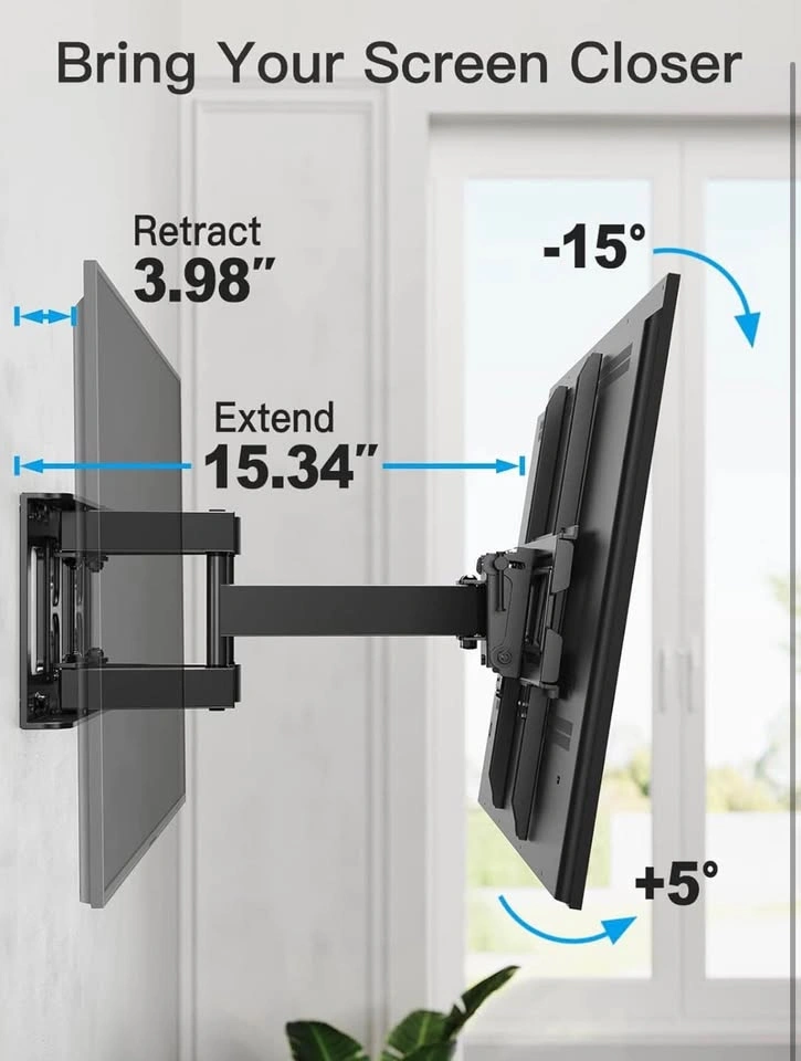 Pipishell Full Motion TV Wall Mount for 26-74 Inch TVs - New - photo 4