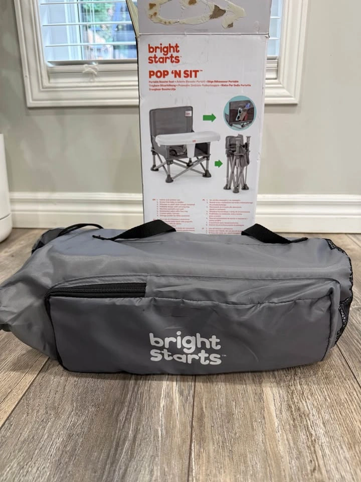 Bright Starts Pop ‘N Sit Portable Booster Seat – New - photo 3