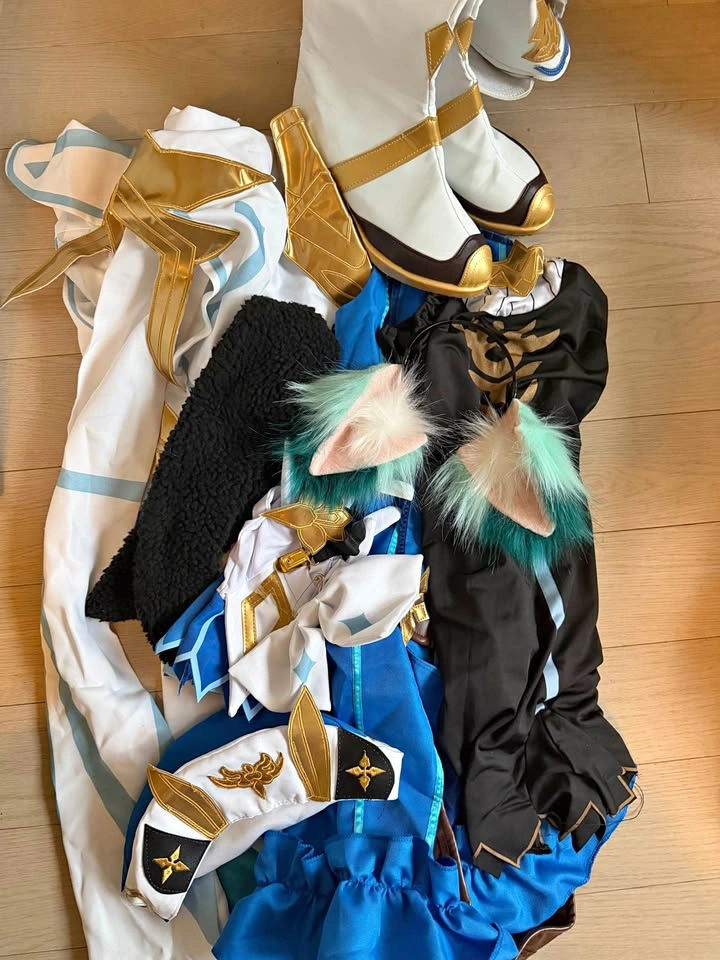 Genshin Sucrose cosplay M + shoes + ears