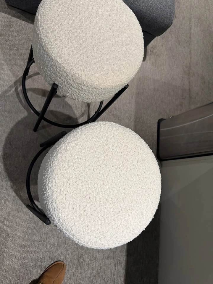 Wayfair Swivel 26.7 boucle counter stools - photo 2