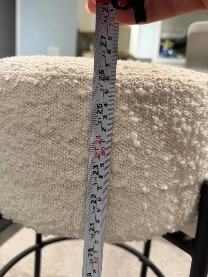 Wayfair Swivel 26.7 boucle counter stools - photo 3