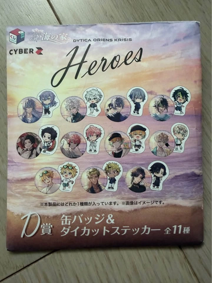 Krisis Nijisanji EN sticker + can badge - photo 2
