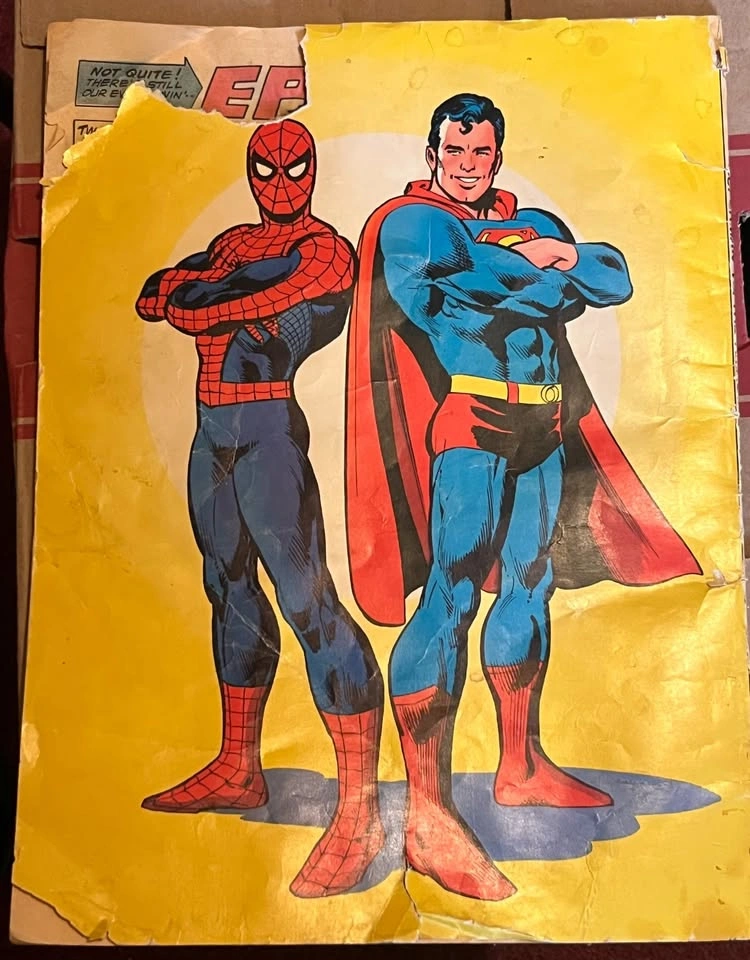 1976 Superman vs. The Amazing Spider-Man Treasury Comic - photo 2
