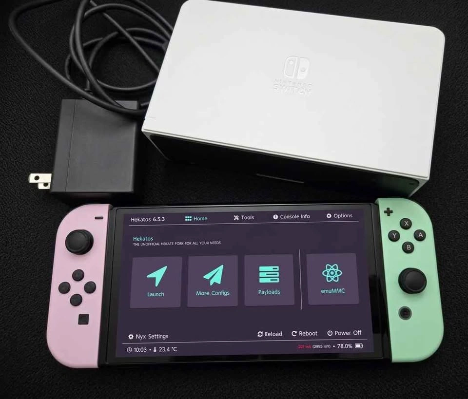 QUICK SALE: MODDED NINTENDO SWITCH OLED