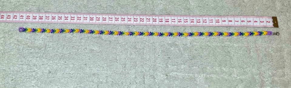 Handcrafted Woven Seed Bead Necklace