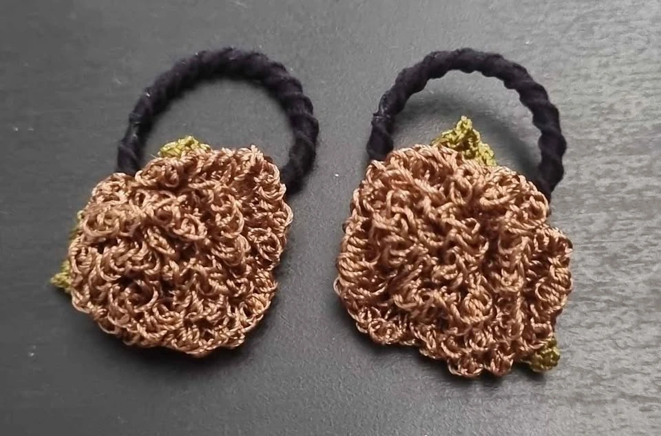 Handmade Crochet Flower Hair Ties for Girls & Toddlers - photo 5