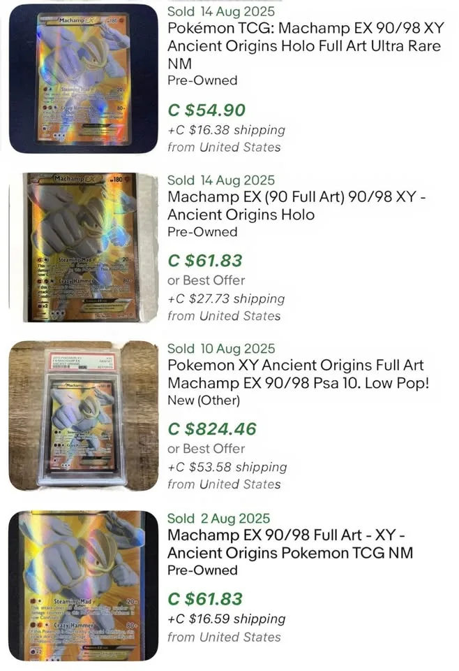 NM Machamp EX 90/98 Ultra Rare - Pokémon TCG 2015 image indicator(10)