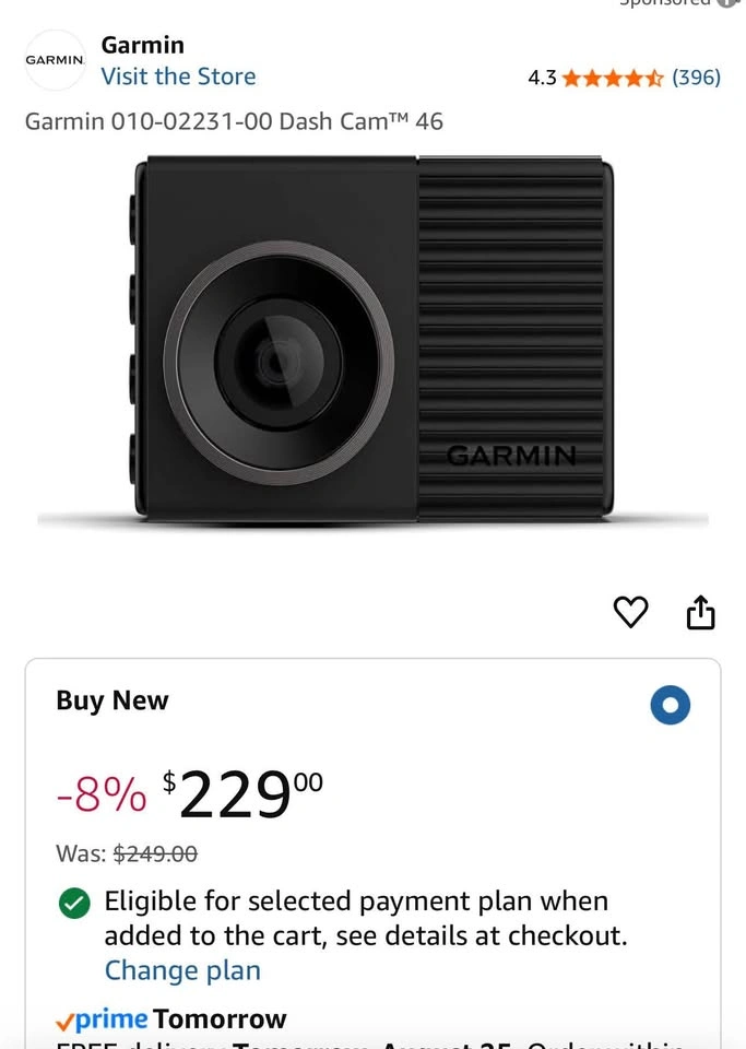 Garmin Dash Cam 46 - photo 2