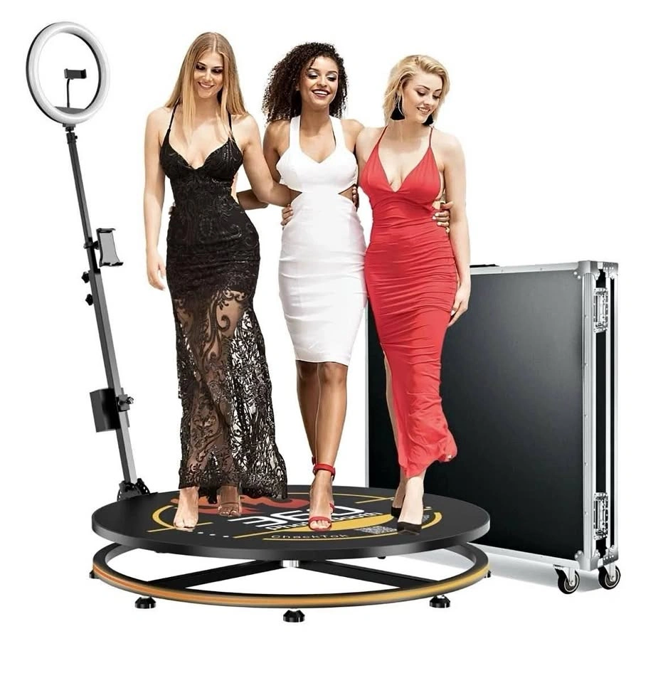 MWE 360 Photo Booth Machine for Parties with Flight Case
