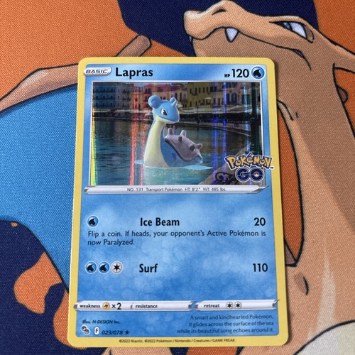 Lapras - 23/78 - Pokemon Go - Rare - Holo - Pokémon TCG - NM