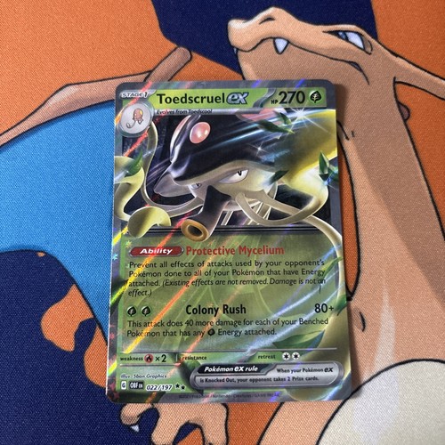 Toedscruel ex 022/197 SV03: Obsidian Flames Holo NM