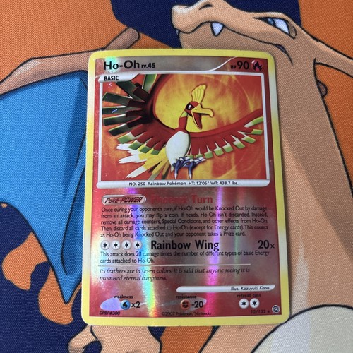Ho-Oh 10/132 Secret Wonders Reverse Holo LP 2007