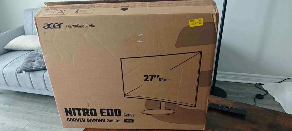 Acer Nitro ED270R 27" Curved Gaming Monitor – 180Hz, 1ms - photo 3