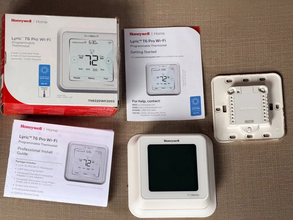 Honeywell T6 Pro Smart Wi-Fi Programmable Thermostat - photo 3