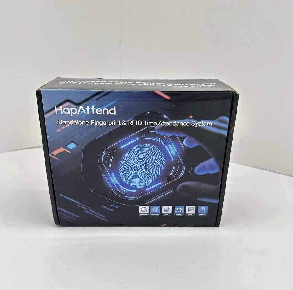 HapAttend Fingerprint RFID Time Clock Attendance System