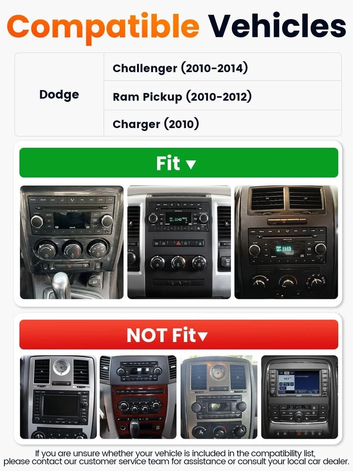 7" Car Stereo for Dodge Charger, Ram, Challenger - photo 4