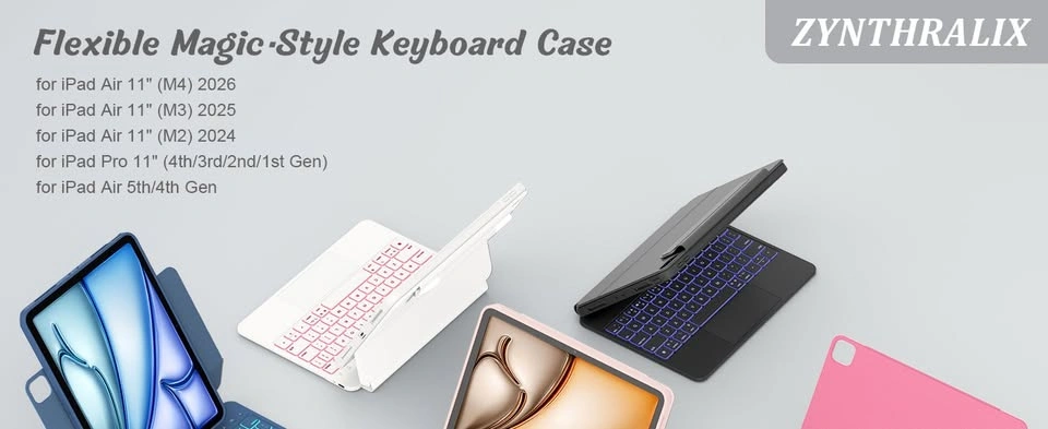 New White iPad Air 11-inch Case with Keyboard - photo 2