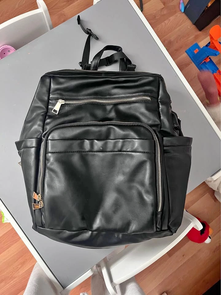 Black diaper bag