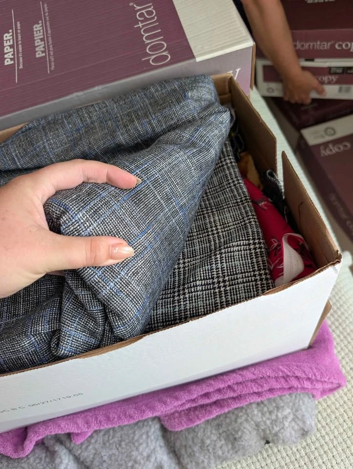 VINTAGE FABRIC MYSTERY BOXES! $20 OR 2 FOR $30 - photo 2