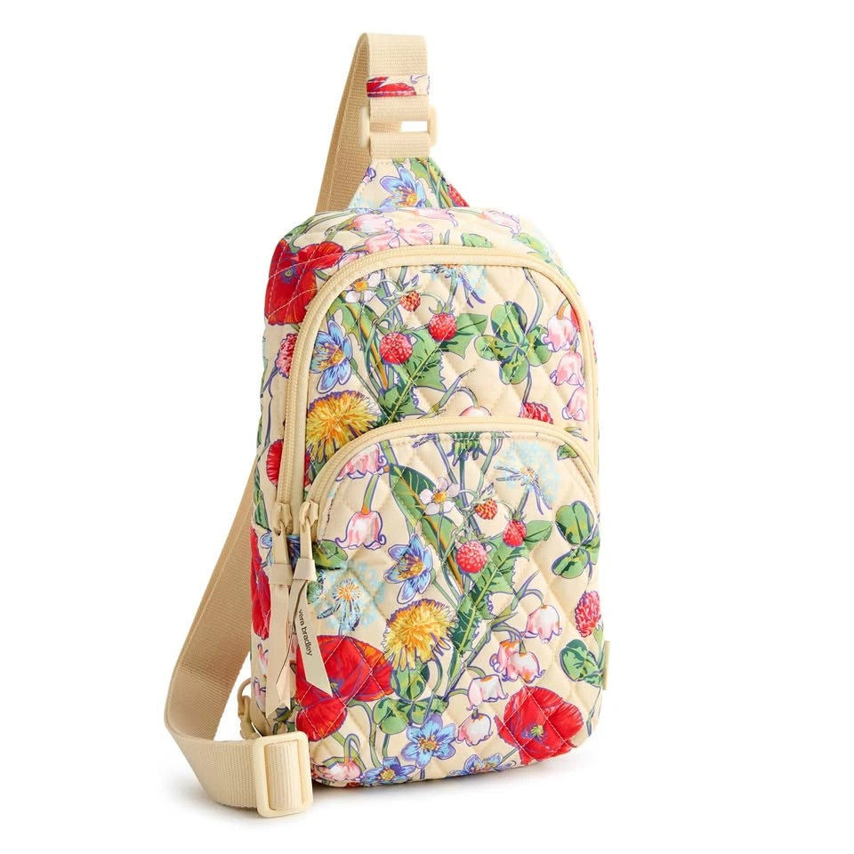 Vera Bradley Women's Premium Cotton Lorman Sling Backpack