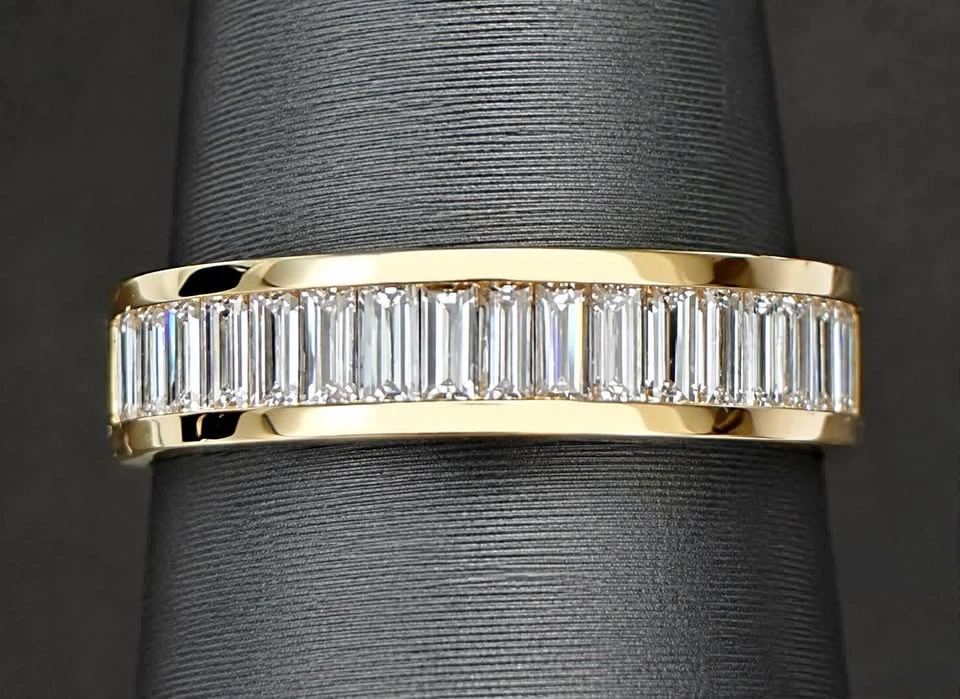 14k lab diamond 0.82ct ring size 6