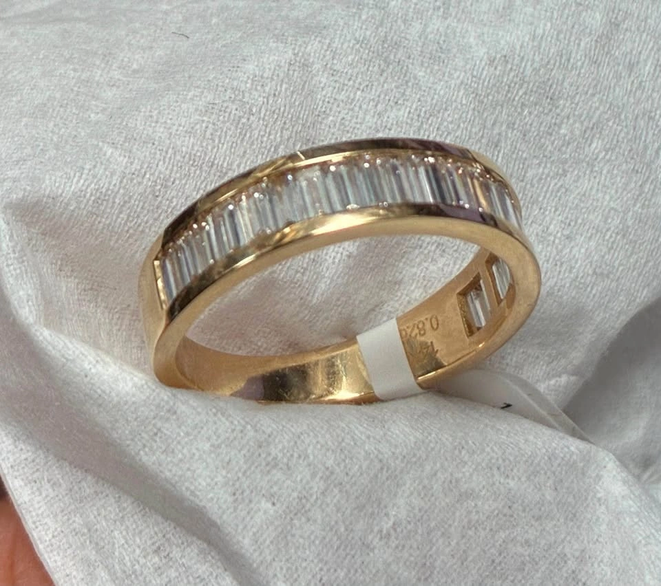 14k lab diamond 0.82ct ring size 6 - photo 4