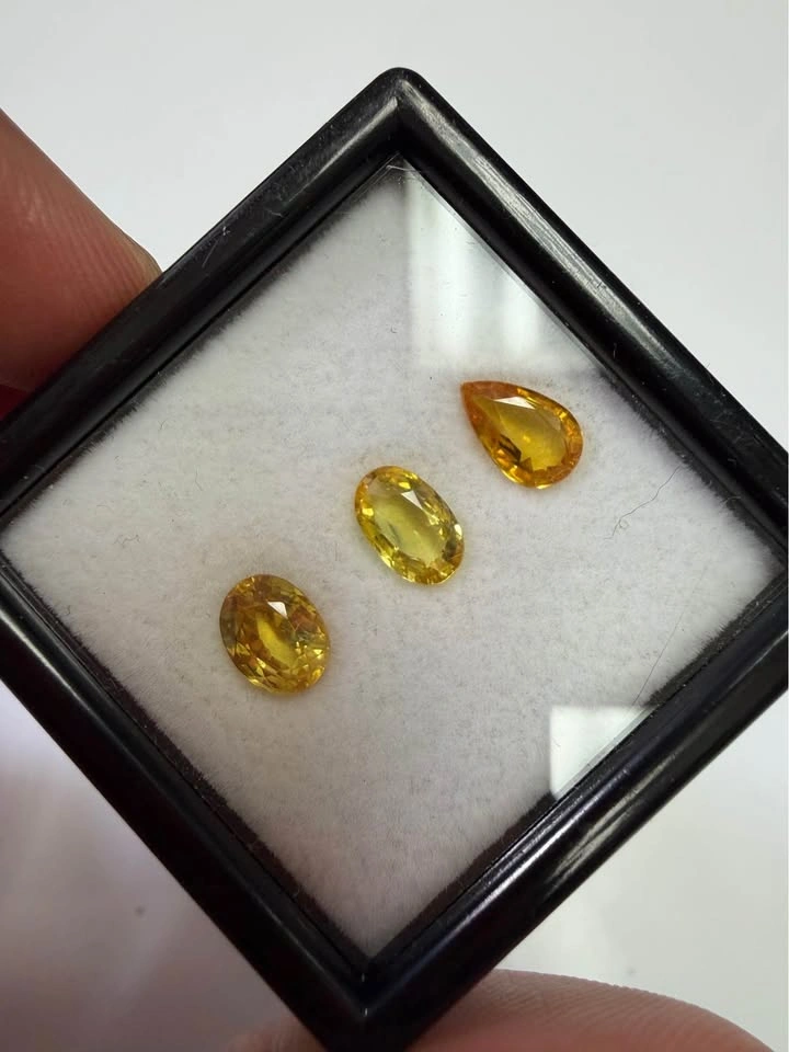 Natural yellow sapphire 3.80ct - photo 2