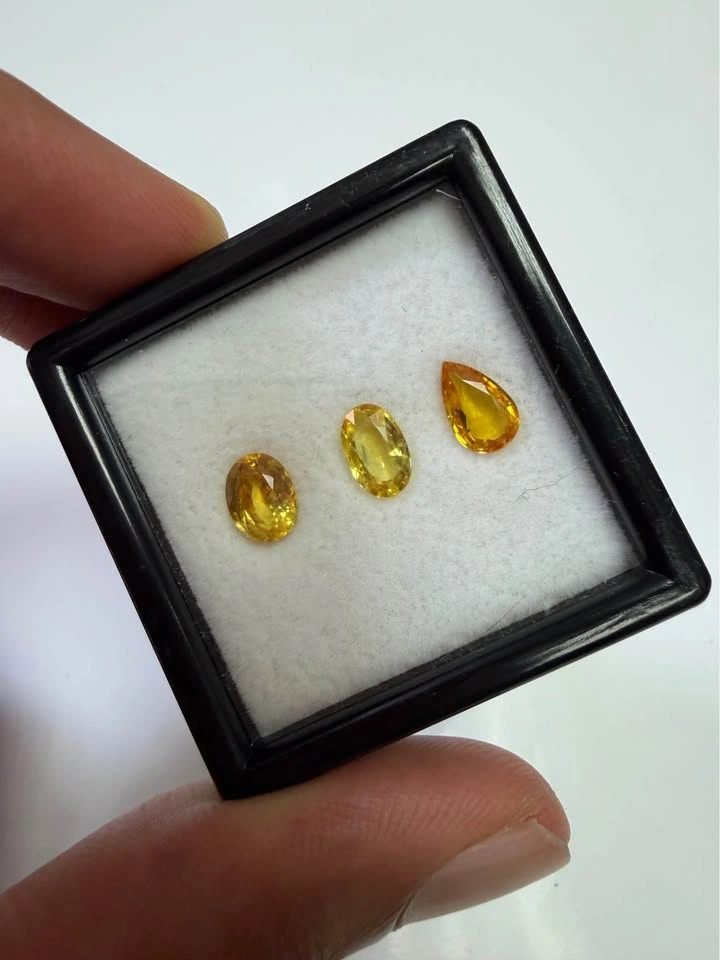 Natural yellow sapphire 3.80ct - photo 3