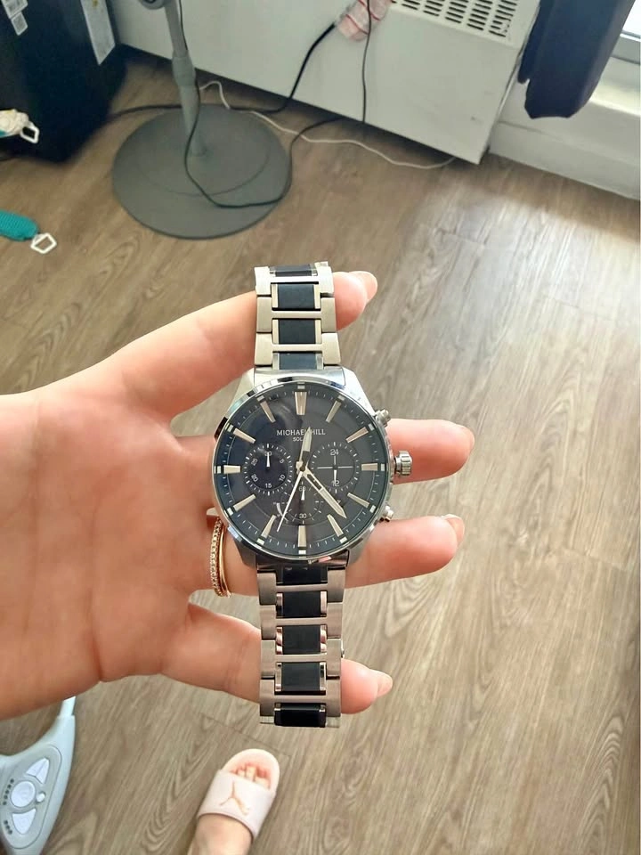 Brand New Michael Hill Solar Chronograph Watch