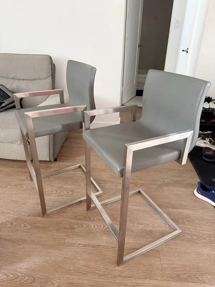 Set of 2 Bar Stools - photo 2