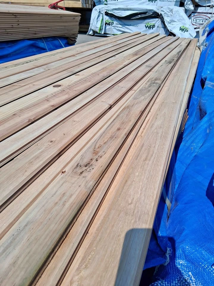 1x4 T&G cedar