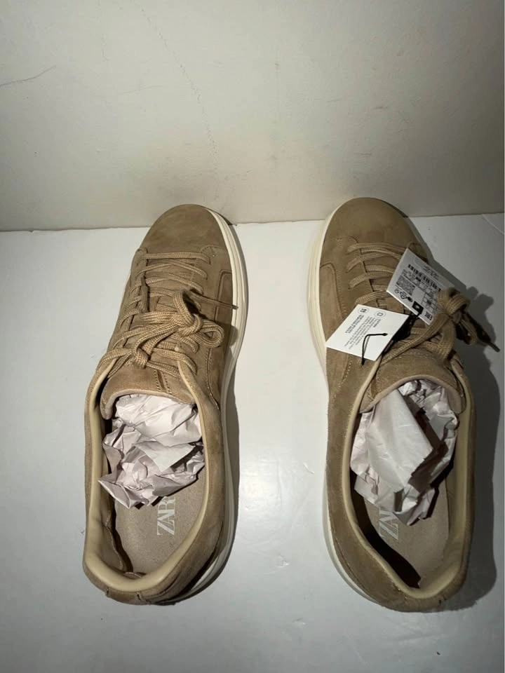 New Zara Men Suede Sneakers. Size 12 US. - photo 5