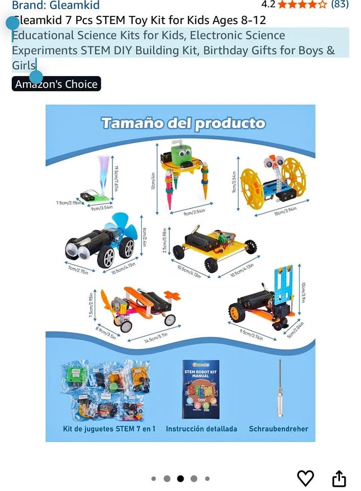 Educational Science Kits for Kids STEM DIY Building Kit