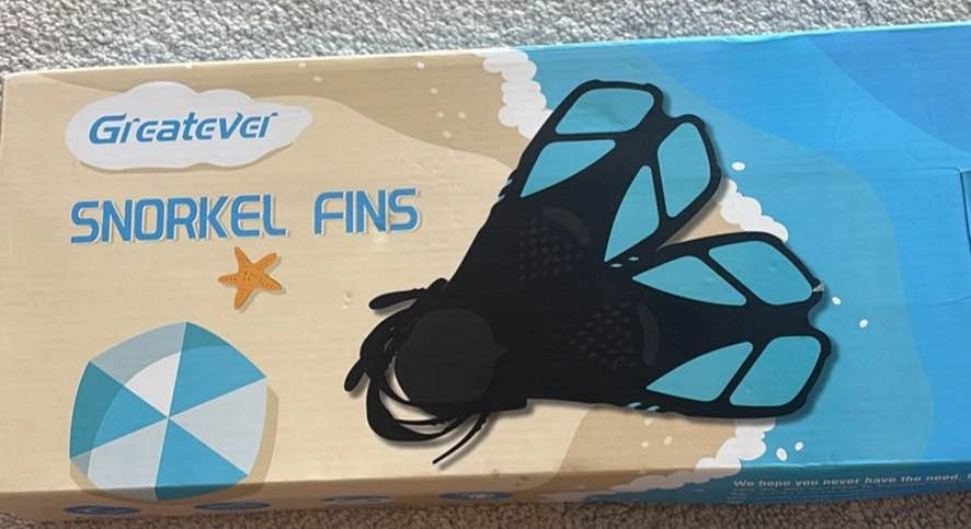 Greatever Snorkel Fins, Travel Size Short Flippers - photo 2