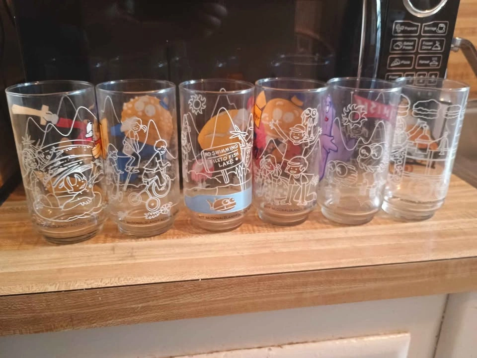 1977 McDonald's Action Series Glasses - Full Set of 6 - photo 2