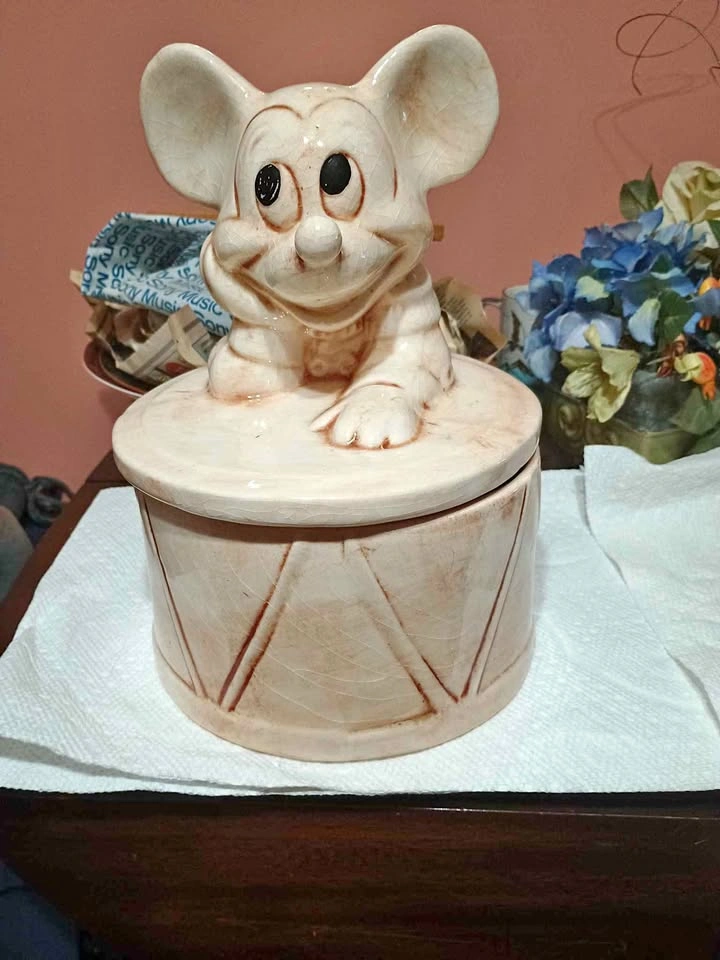 Vintage Mickey Mouse Cookie Jar Disney