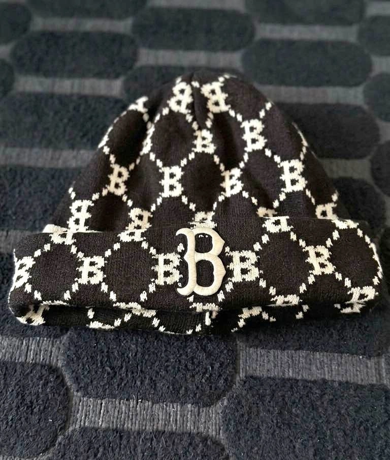 MLB Boston Red Sox Monogram Beanie Black