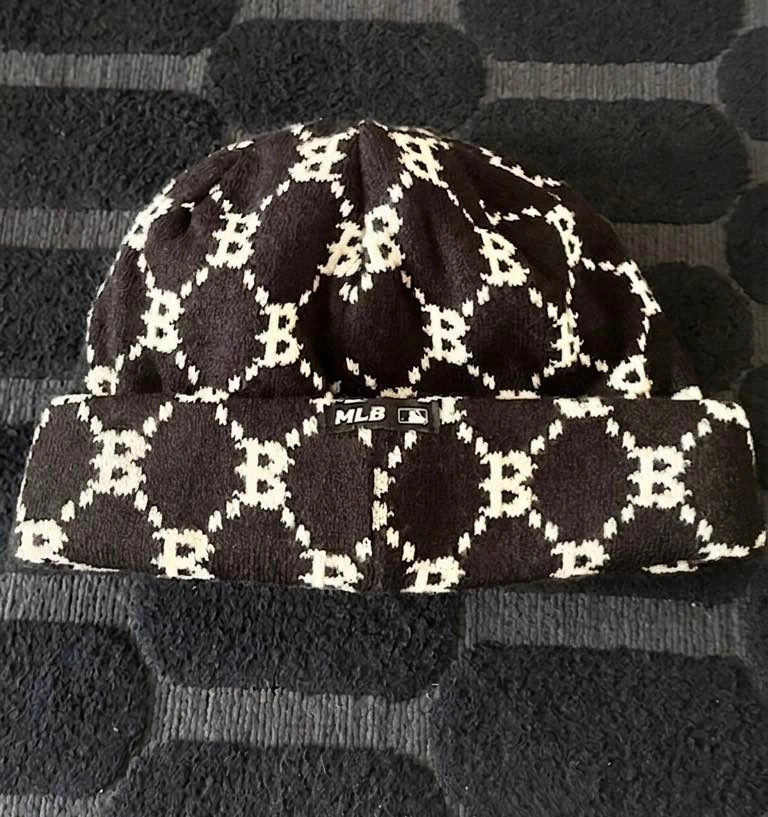 MLB Boston Red Sox Monogram Beanie Black - photo 2