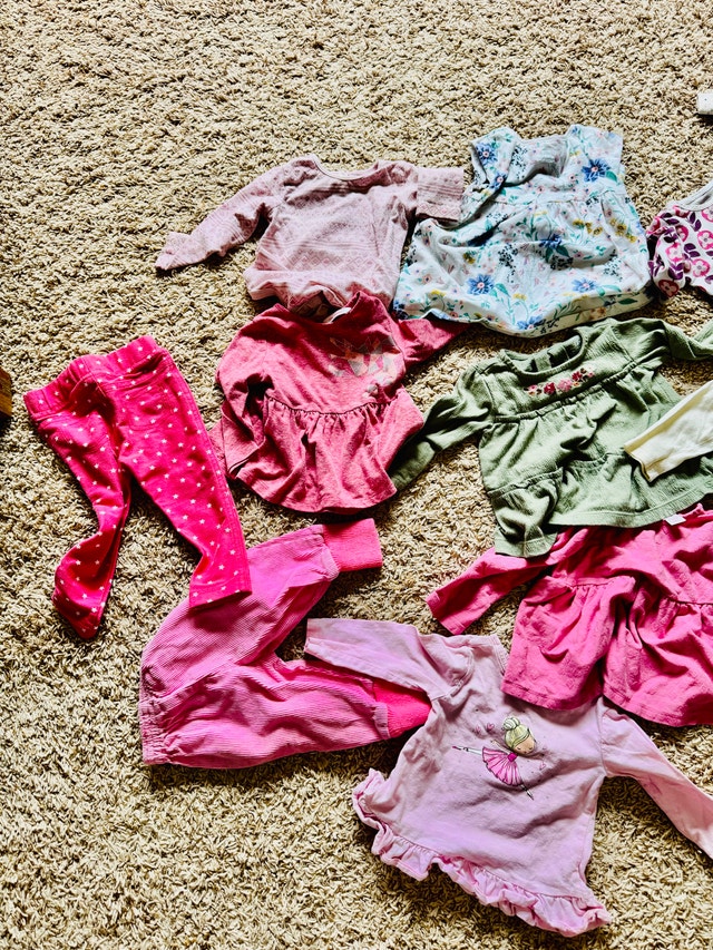 Baby Girl Clothing Bundle; 6-12 months - photo 2