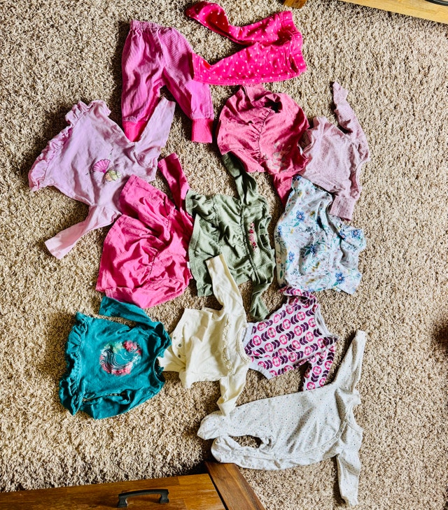 Baby Girl Clothing Bundle; 6-12 months - photo 3
