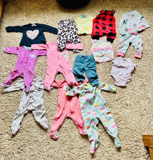 Baby Girl Clothes Lot, Size 6-9 Months