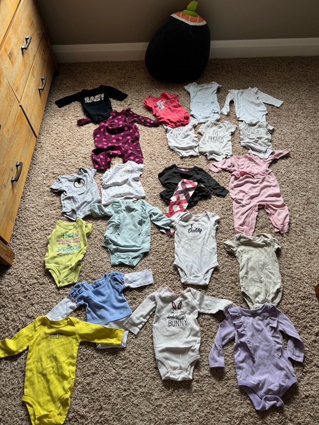 Baby Girl Clothing - Carter's, Disney, Old Navy 6-9 months