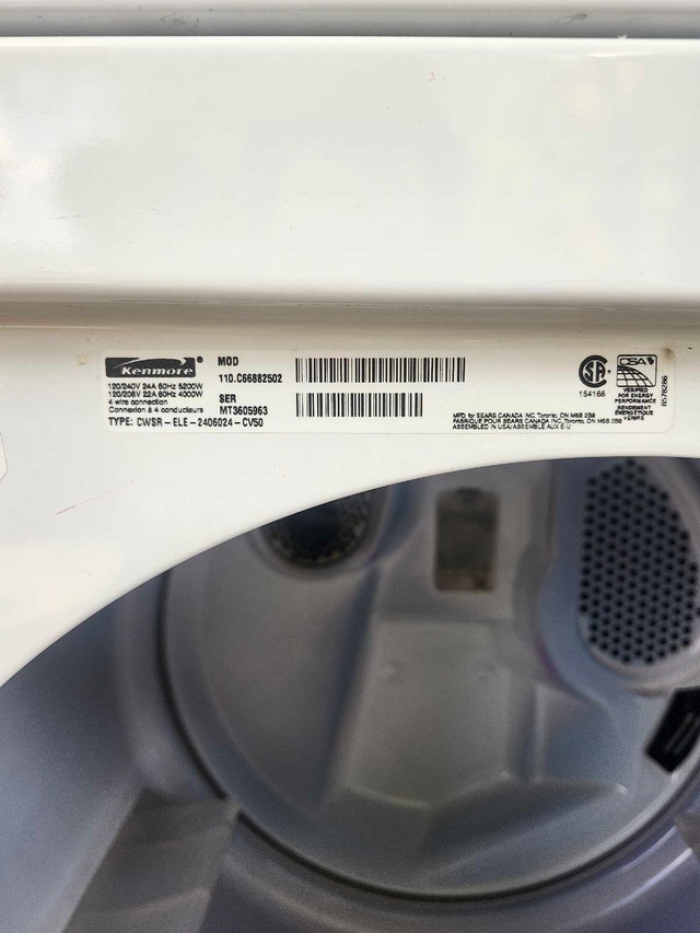 Kenmore 80 Series Electric Dryer - photo 4