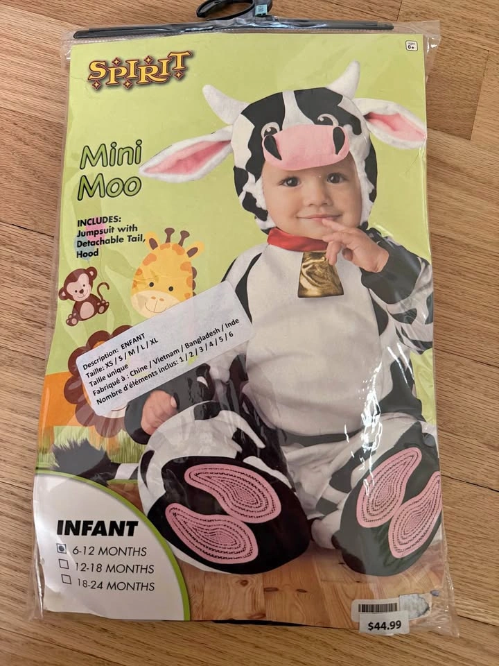 Mini Moo Halloween Costume