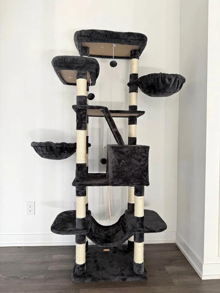 Cat Tree, 68 inch Multi-Level Cat Tower