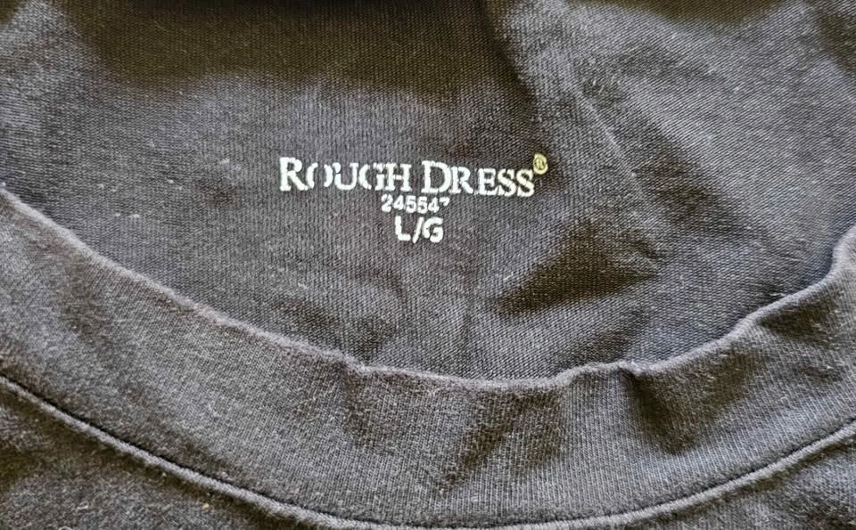 Lot of 3 Men's Black Long Sleeve Shirts - Rough Dress & Denver H - photo 2