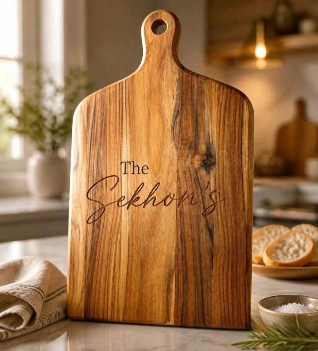Engraved wooden cutting board CUSTOM