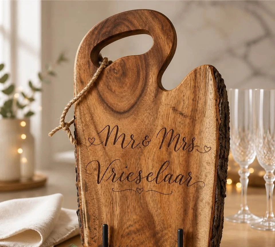 Engraved wooden cutting board CUSTOM - photo 2