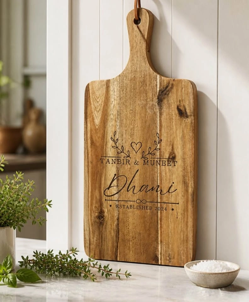 Engraved wooden cutting board CUSTOM - photo 5